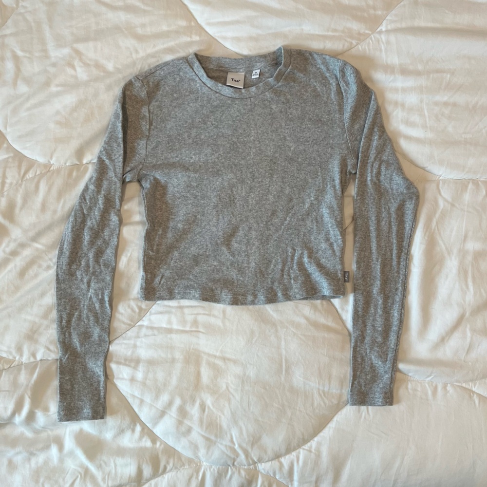 Aritzia Tna Ribbed Waist Long Sleeve